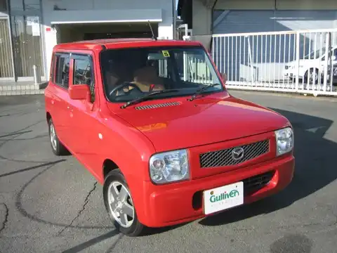 カタログ画像：スピアーノ （SPIANO） Ｘ 2003年9月 LA-HF21S 660cc ブライトレッド２ 燃費16.8km / l メイン（その他）