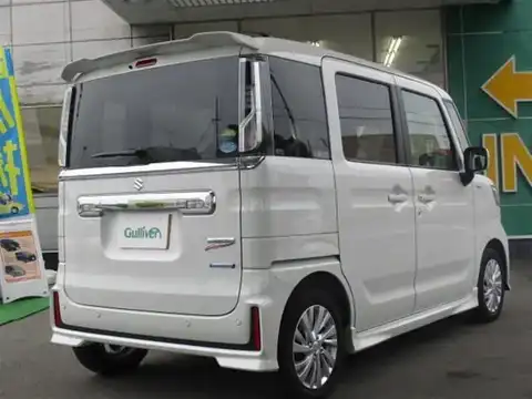 カタログ画像：スペーシアカスタム （SPACIA CUSTOM） ハイブリッドＧＳ 2020年8月 5AA-MK53S 660cc ピュアホワイトパール 燃費20.2km / l 外装