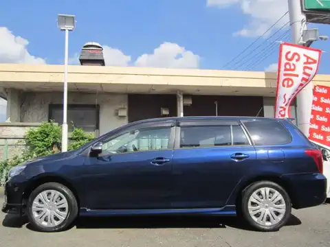 カタログ画像：カローラフィールダー （COROLLA FIELDER） １．８Ｓ エアロツアラー 2006年10月 DBA-ZRE144G 1800cc ダークブルーマイカ 燃費14.4km / l 外装