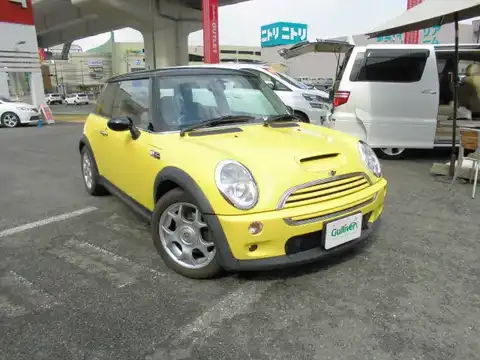 カタログ画像：ＭＩＮＩ （MINI） クーパーＳ 2002年3月 GH-RE16 1600cc リキッド・イエロー 燃費11.6km / l メイン（その他）