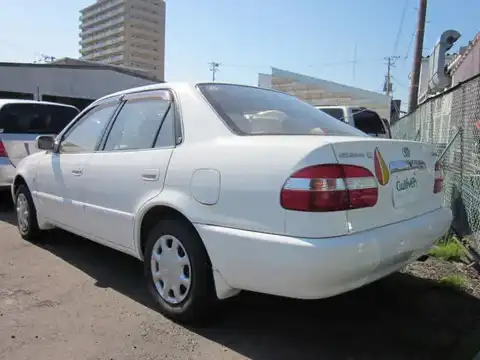 カタログ画像：カローラ （COROLLA） ＳＥサルーン Ｌセレクション ナビパッケージ 1997年4月 E-AE114 1600cc スーパーホワイトII 燃費13.0km / l バック