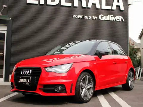 カタログ画像：Ａ１スポーツバック （A1 SPORTBACK） アドマイアード２リミテッド 2014年9月 DBA-8XCAX 1400cc ミサノレッドパールエフェクト 燃費17.8km / l フロント