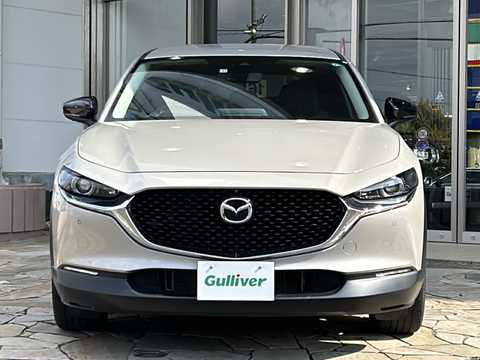カタログ画像：ＣＸ－３０ （CX-30） ＸＤ ブラックセレクション 2024年12月 3DA-DM8R 1800cc プラチナクォーツメタリック 燃費19.5km / l フロント
