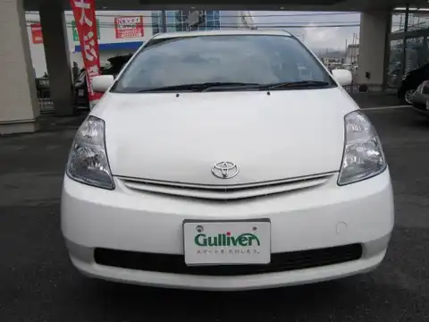 カタログ画像：プリウス （PRIUS） ＥＸ 2009年6月 DAA-NHW20 1500cc スーパーホワイトⅡ 燃費29.6km / l フロント