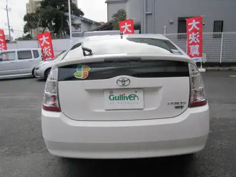 カタログ画像：プリウス （PRIUS） ＥＸ 2009年6月 DAA-NHW20 1500cc スーパーホワイトⅡ 燃費29.6km / l バック