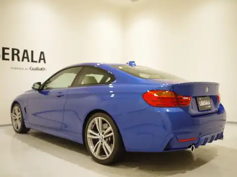 カタログ画像：４シリーズ （4 SERIES） ４３５ｉクーペ Ｍスポーツ 2014年11月 DBA-3R30 3000cc エストリル・ブルー（メタリック・カラー） 燃費12.7km / l バック