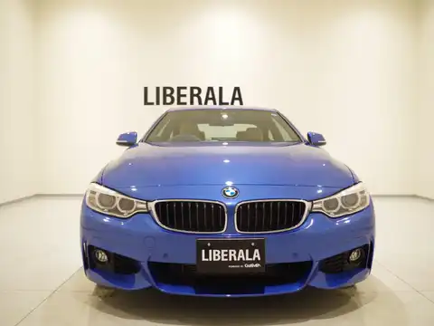 カタログ画像：４シリーズ （4 SERIES） ４３５ｉクーペ Ｍスポーツ 2014年11月 DBA-3R30 3000cc エストリル・ブルー（メタリック・カラー） 燃費12.7km / l フロント