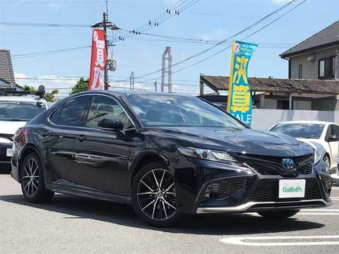 カタログ画像：カムリ （CAMRY） ＷＳレザーパッケージ 2021年2月 6AA-AXVH75 2500cc ダークブルーマイカメタリック 燃費21.6km / l メイン（その他）