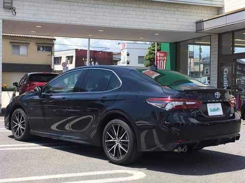 カタログ画像：カムリ （CAMRY） ＷＳレザーパッケージ 2021年2月 6AA-AXVH75 2500cc ダークブルーマイカメタリック 燃費21.6km / l バック