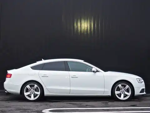 カタログ画像：Ａ５スポーツバック （A5 SPORTBACK） ２．０ＴＦＳＩクワトロ 2013年7月 DBA-8TCDNL 2000cc アイビスホワイト 燃費13.6km / l 外装