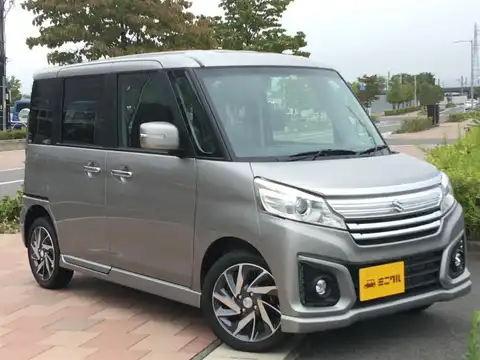 カタログ画像：スペーシアカスタム （SPACIA CUSTOM） ＸＳターボ 2015年8月 DAA-MK42S 660cc スチールシルバーメタリック 燃費25.6km / l メイン（その他）