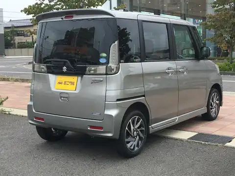 カタログ画像：スペーシアカスタム （SPACIA CUSTOM） ＸＳターボ 2015年8月 DAA-MK42S 660cc スチールシルバーメタリック 燃費25.6km / l 外装