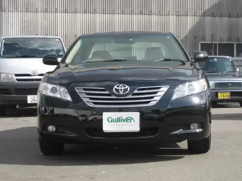 カタログ画像：カムリ （CAMRY） Ｇ ディグニスエディション 2007年7月 DBA-ACV40 2400cc ブラック 燃費11.0km / l フロント