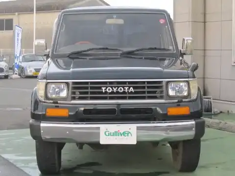 カタログ画像：ランドクルーザープラド （LAND CRUISER PRADO） ４ドア プラドＳＸ 1995年1月 KD-KZJ78G 3000cc ダークグリーンマイカ フロント