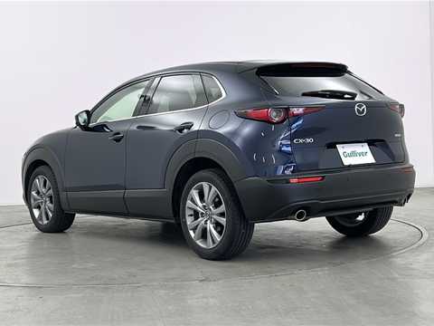 カタログ画像：ＣＸ－３０ （CX-30） ２０Ｓ Ｓパッケージ 2024年7月 5AA-DMEJ3R 2000cc ディープクリスタルブルーマイカ 燃費15.5km / l バック