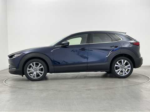 カタログ画像：ＣＸ－３０ （CX-30） ２０Ｓ ツーリング 2024年7月 5AA-DMEJ3R 2000cc ディープクリスタルブルーマイカ 燃費16.2km / l 外装