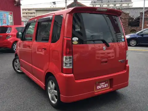 カタログ画像：ワゴンＲ （WAGON R） ＦＸリミテッドⅡ 2004年6月 CBA-MH21S 660cc ブライトレッド２ 燃費18.8km / l バック