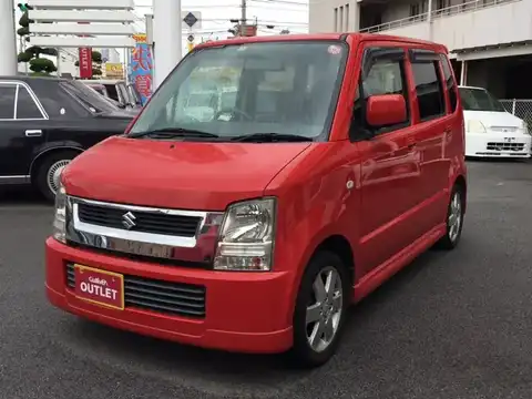 カタログ画像：ワゴンＲ （WAGON R） ＦＸリミテッドⅡ 2004年6月 CBA-MH21S 660cc ブライトレッド２ 燃費18.8km / l フロント