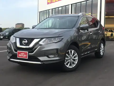 カタログ画像：エクストレイル （X-TRAIL） ２０Ｘ ハイブリッド 2017年6月 DAA-HT32 2000cc ダークメタルグレー（Ｍ） 燃費20.8km / l 外装