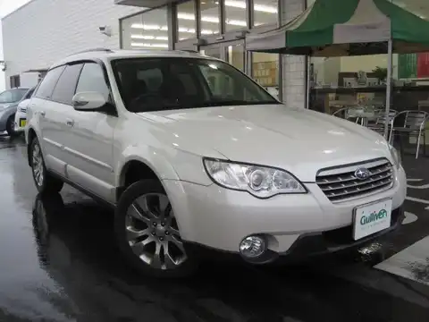 カタログ画像：レガシィアウトバック （LEGACY OUTBACK） ２．５ｉ 2006年5月 DBA-BP9 2500cc サテンホワイト・パール 燃費13.0km / l メイン（その他）