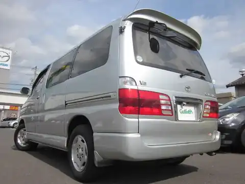 カタログ画像：グランドハイエース （GRAND HIACE） Ｇ Ｘエディション 2000年4月 GF-VCH10W 3400cc シルバーメタリック 燃費8.0km / l バック