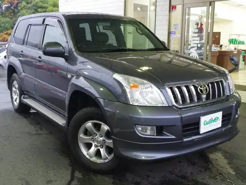 カタログ画像：ランドクルーザープラド （LAND CRUISER PRADO） ＴＺ Ｇセレクション 2002年10月 TA-VZJ121W 3400cc ダークグレーマイカメタリック 燃費8.1km / l メイン（その他）