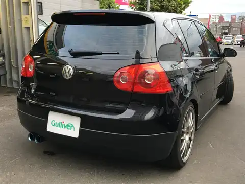 カタログ画像：ゴルフ （GOLF） ＧＴＩ 2007年1月 GH-1KAXX 2000cc ブラックマジックパールエフェクト 燃費12.6km / l バック