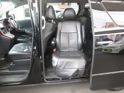 カタログ画像：アルファード （ALPHARD） ３５０Ｓ サイドリフトアップシート装着車 2008年5月 DBA-GGH25W 3500cc ブラック 燃費9.1km / l 内装