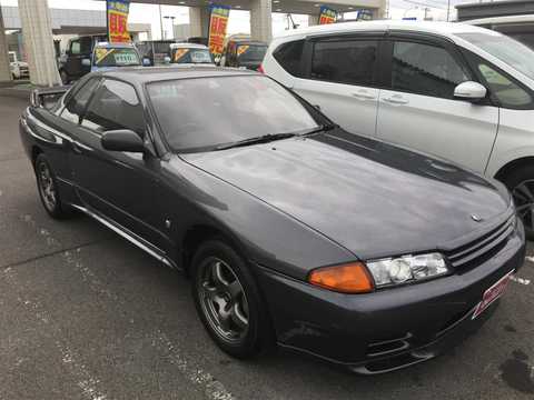 カタログ画像：スカイライン （SKYLINE） ＧＴＳ２５タイプＸ・Ｇ 1991年8月 E-ECR32 2500cc ブラック（ＰＭ） 燃費8.1km / l メイン（その他）