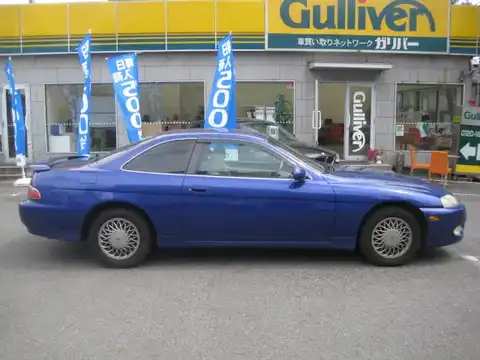 カタログ画像：ソアラ （SOARER） ３．０ＧＴ Ｇパッケージ装着車 1996年8月 E-JZZ31 3000cc ブルーマイカメタリック 燃費8.1km / l 外装