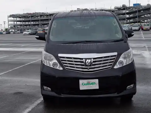 カタログ画像：アルファード （ALPHARD） ３５０Ｘ 2008年5月 DBA-GGH20W 3500cc ブラック 燃費9.5km / l フロント