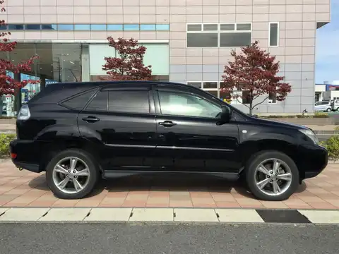 カタログ画像：ハリアーハイブリッド （HARRIER HYBRID） プレミアムＳパッケージ 2005年3月 DAA-MHU38W 3300cc ブラック 燃費17.8km / l 外装