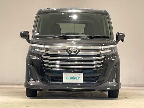 カタログ画像：ルーミー （ROOMY） カスタムＧ 2024年12月 5BA-M900A 1000cc パールホワイトⅢorブラックマイカメタリック×パールホワイトⅢ 燃費18.4km / l フロント