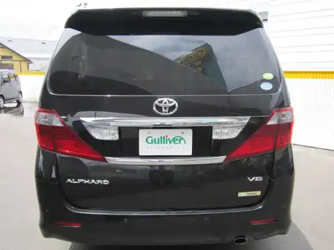 カタログ画像：アルファード （ALPHARD） ３５０Ｓ 2008年5月 DBA-GGH20W 3500cc ブラック 燃費9.5km / l バック