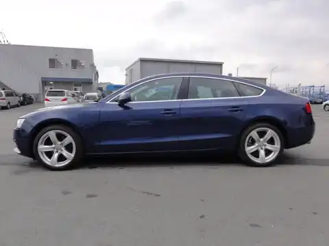 カタログ画像：Ａ５スポーツバック （A5 SPORTBACK） ２．０ＴＦＳＩクワトロ 2013年7月 DBA-8TCDNL 2000cc スクーバブルーメタリック 燃費13.6km / l 外装