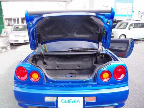 カタログ画像：スカイライン （SKYLINE） ＧＴ－Ｒ ミッドナイトパープルⅡ 1999年1月 GF-BNR34 2600cc ミッドナイトパープルⅡ 燃費8.1km / l 内装