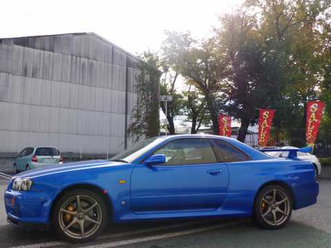 カタログ画像：スカイライン （SKYLINE） ＧＴ－Ｒ Ｖスペック ミッドナイトパープルⅡ 1999年1月 GF-BNR34 2600cc ミッドナイトパープルⅡ 燃費8.1km / l 外装