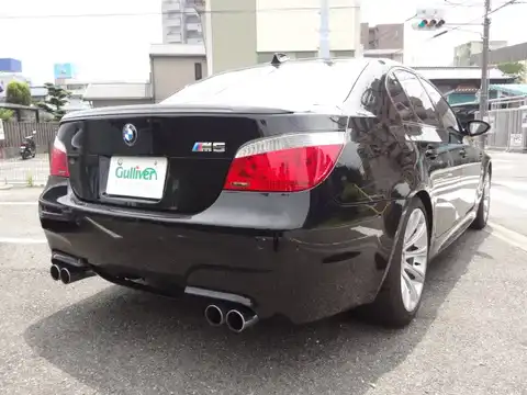 カタログ画像：Ｍ５ （M5） ベースグレード 2008年10月 ABA-NB50 5000cc ブラック・サファイア（メタリック・カラー） バック