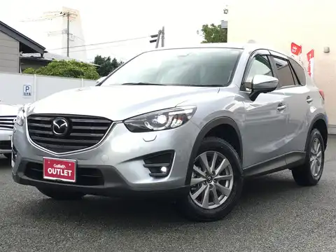 カタログ画像：ＣＸ－５ （CX-5） ２５Ｓ プロアクティブ 2015年1月 DBA-KE5AW 2500cc ソニックシルバーメタリック 燃費14.6km / l フロント