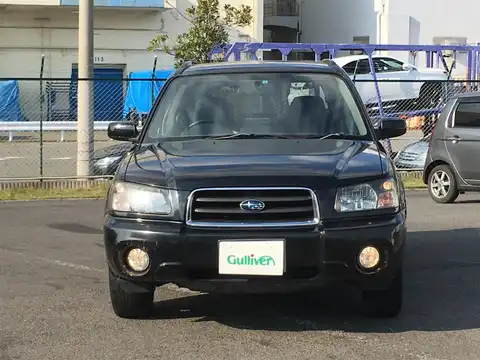 カタログ画像：フォレスター （FORESTER） Ｘ２０ 2004年4月 TA-SG5 2000cc オブシディアンブラック・パール 燃費13.6km / l フロント