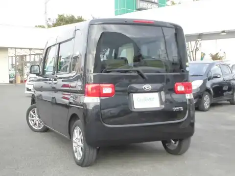 カタログ画像：タント （TANTO） Ｇ 2011年6月 DBA-L385S 660cc ブラックマイカメタリック 燃費22.5km / l バック