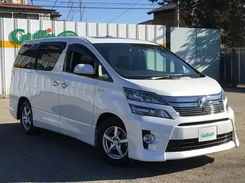 カタログ画像：ヴェルファイアハイブリッド （VELLFIRE HYBRID） ハイブリッドＺＲ プレミアムシートエディション 2014年4月 DAA-ATH20W 2400cc ホワイトパールクリスタルシャイン 燃費16.2km / l メイン（その他）