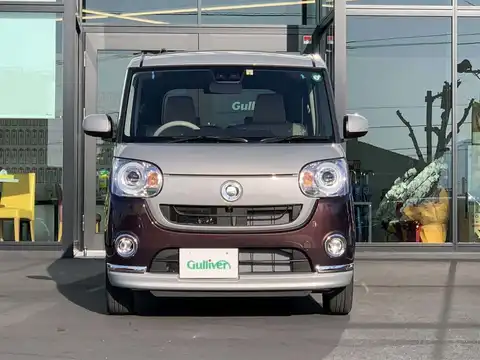 カタログ画像：ムーヴキャンバス （MOVE CANBUS） Ｇメイクアップリミテッド ＳＡⅢ 2019年10月 5BA-LA800S 660cc スムースグレーマイカメタリック×プラムブラウンクリスタルマイカorプラムブラウンクリスタルマイカ 燃費20.6km / l フロント