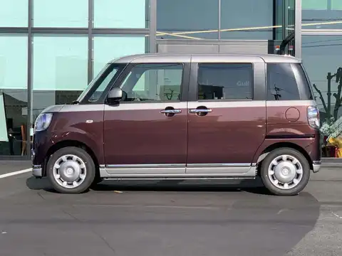 カタログ画像：ムーヴキャンバス （MOVE CANBUS） Ｇメイクアップリミテッド ＳＡⅢ 2019年6月 5BA-LA810S 660cc スムースグレーマイカメタリック×プラムブラウンクリスタルマイカorプラムブラウンクリスタルマイカ 燃費19.6km / l 外装