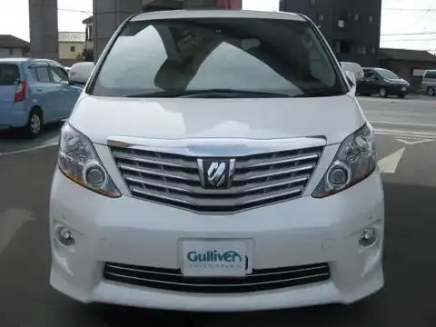 カタログ画像：アルファード （ALPHARD） ３５０Ｓ 2008年5月 DBA-GGH25W 3500cc ホワイトパールクリスタルシャイン 燃費9.4km / l フロント