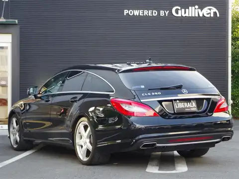 カタログ画像：ＣＬＳクラス シューティングブレーク （CLS-CLASS SHOOTING BRAKE） ＣＬＳ３５０ ブルーエフィシェンシー シューティングブレーク 2012年10月 RBA-218959C 3500cc オブシディアンブラック（Ｍ） 燃費12.4km / l バック