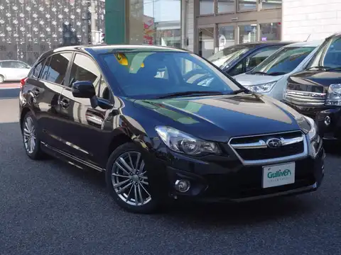 カタログ画像：インプレッサスポーツ （IMPREZA SPORTS） ２．０ｉ－Ｓ 2013年11月 DBA-GP7 2000cc クリスタルブラック・シリカ 燃費15.8km / l フロント