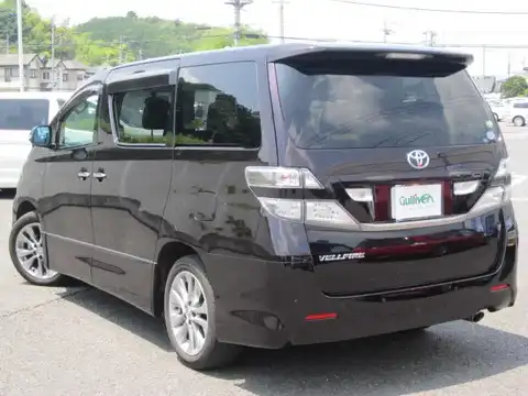 カタログ画像：ヴェルファイア （VELLFIRE） ３．５Ｚ プラチナセレクションⅡ 2010年4月 DBA-GGH25W 3500cc ボルドーマイカメタリック 燃費9.1km / l バック