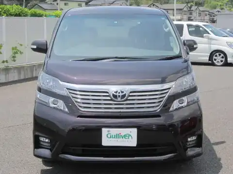 カタログ画像：ヴェルファイア （VELLFIRE） ３．５Ｚ プラチナセレクションⅡ 2010年4月 DBA-GGH25W 3500cc ボルドーマイカメタリック 燃費9.1km / l フロント