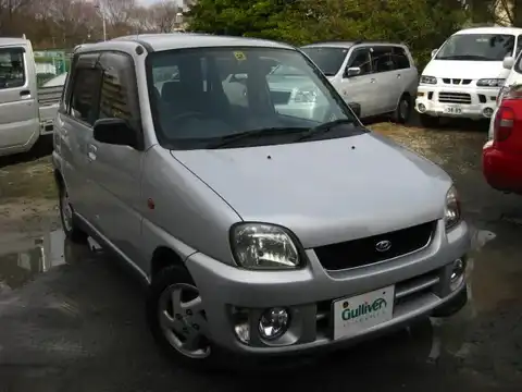 カタログ画像：プレオ （PLEO） ＬＳ 2001年10月 TA-RA1 660cc プラチナシルバー・メタリック 燃費18.0km / l メイン（その他）